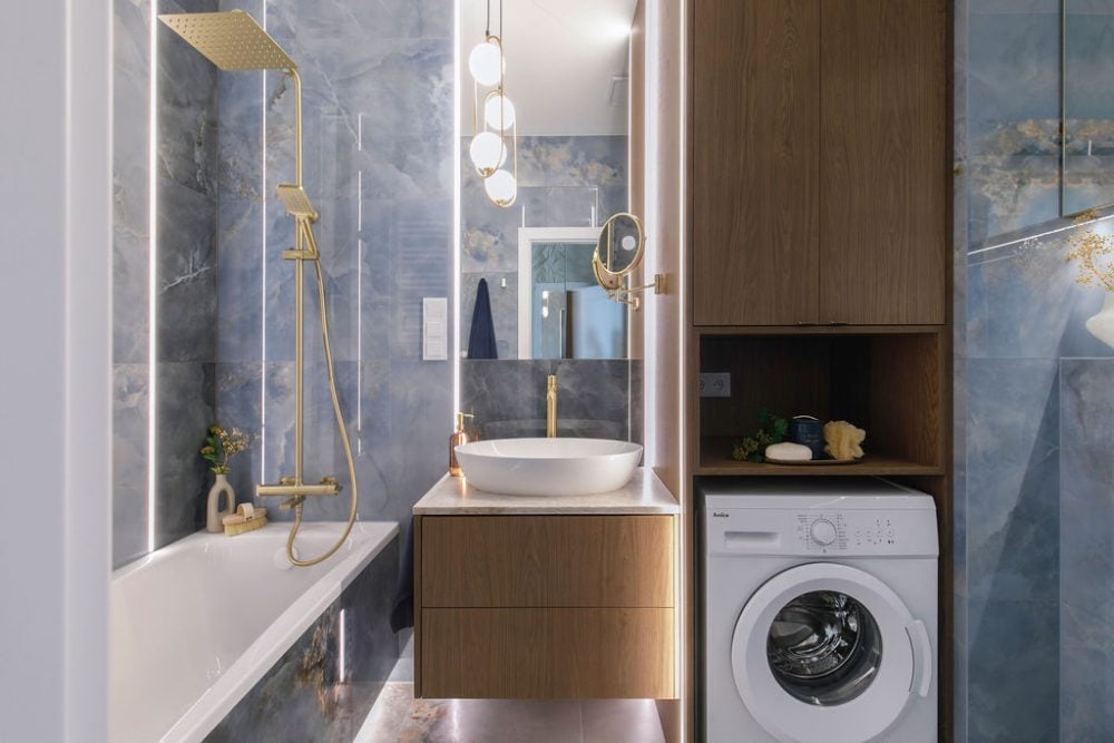 Ванная комната с ванной