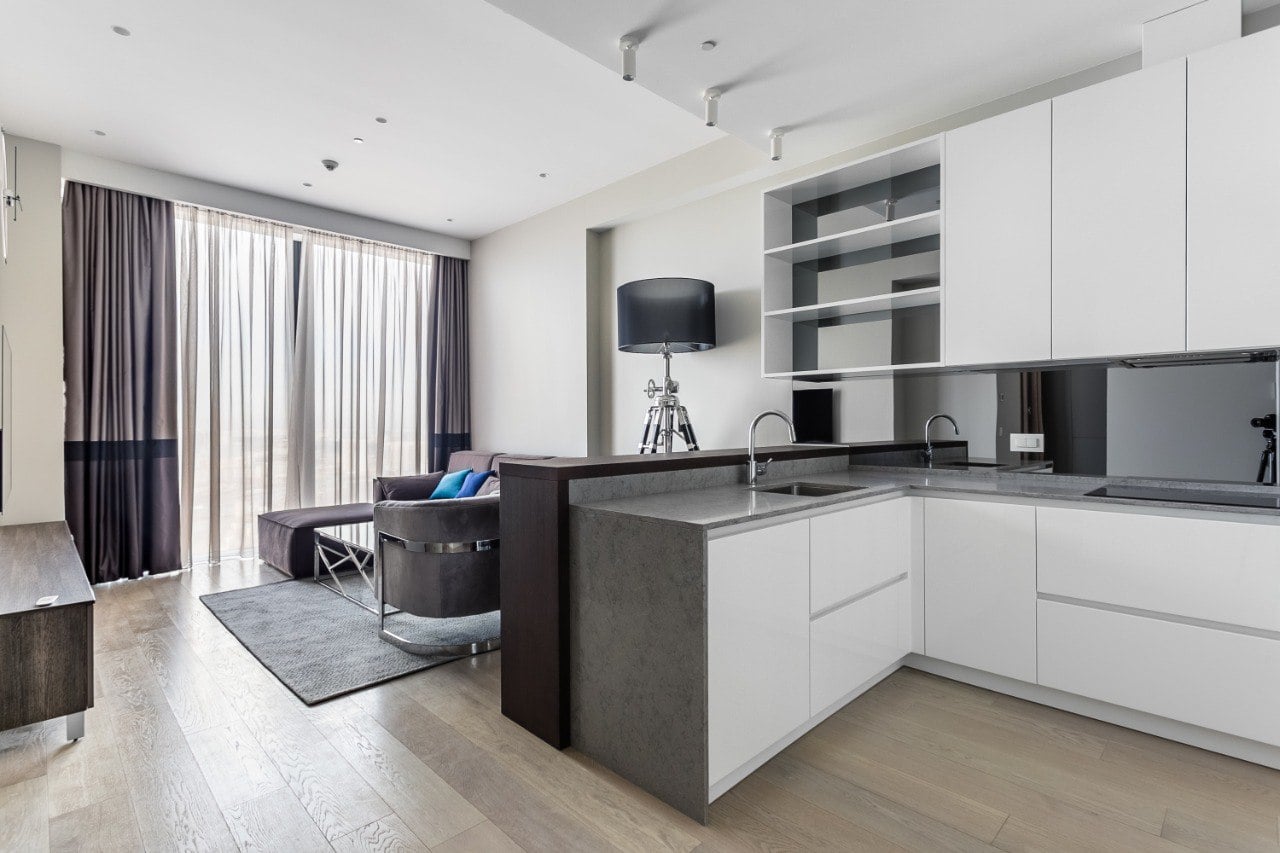 Гостиная с панорамным видом