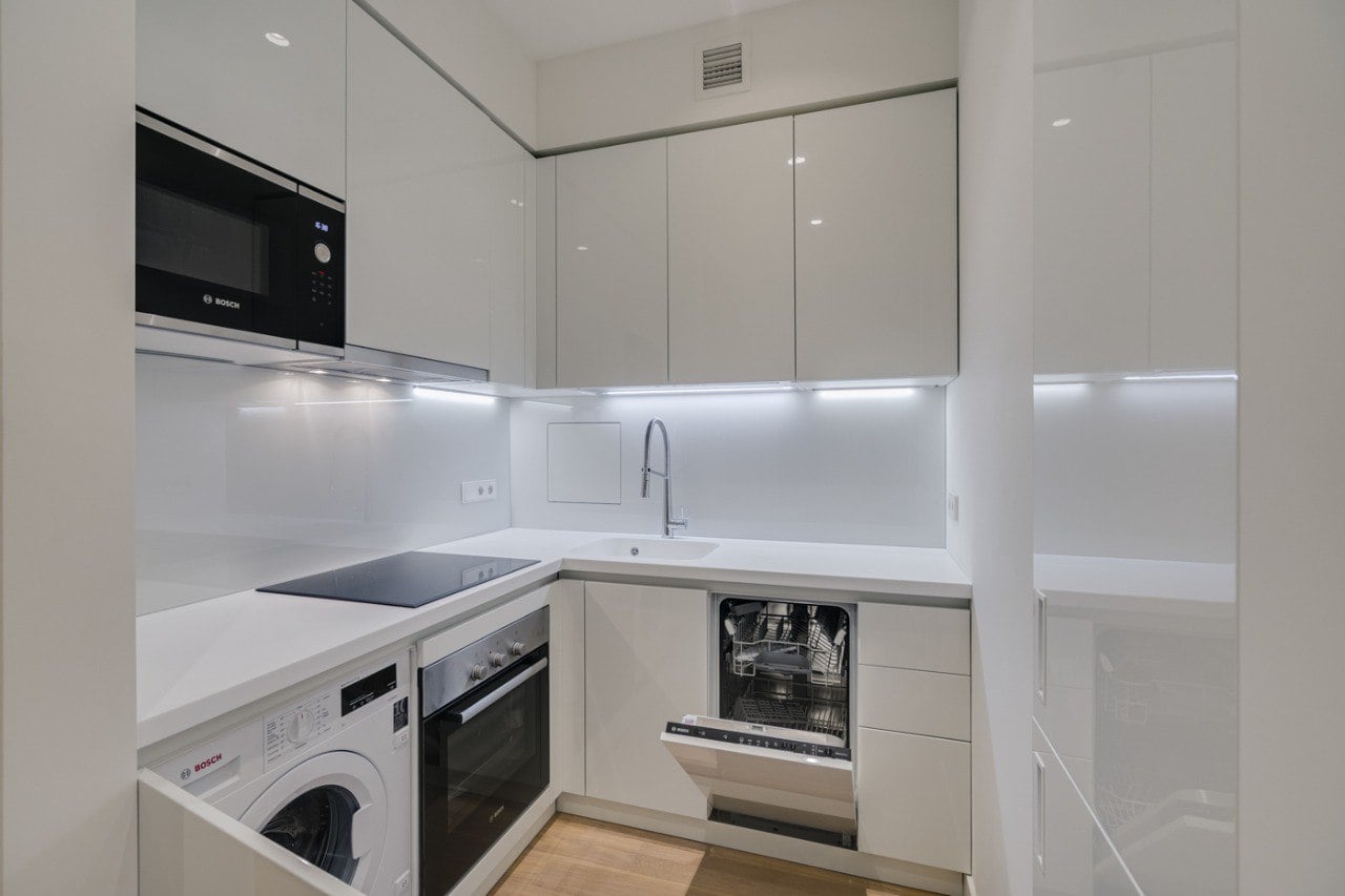 Кухня со встроенной техникой